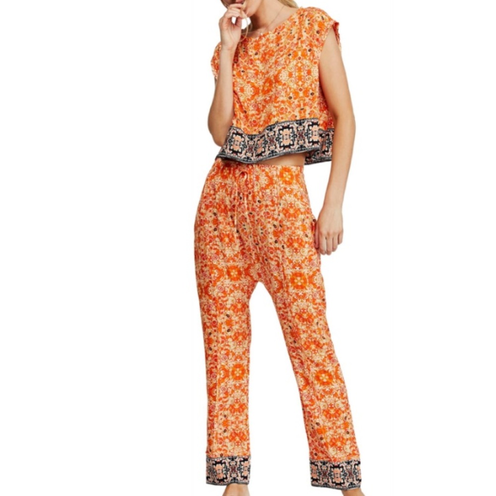 NWT Free People Make My Day Tapestry Print Set